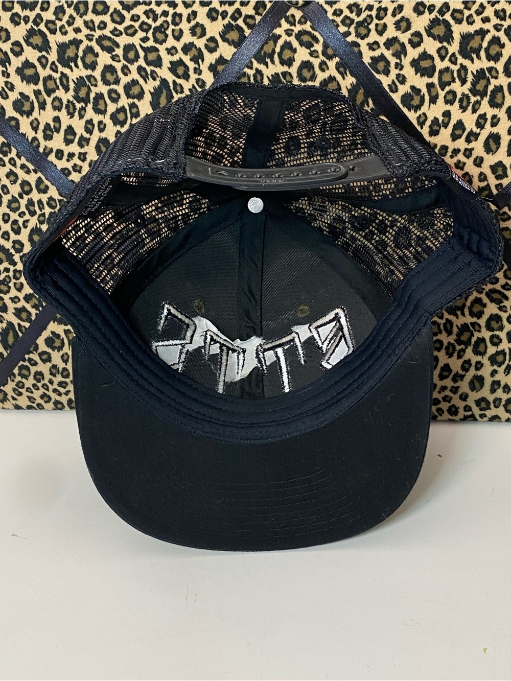 OTTO Big Time Threads Camo Black Mesh Trucker Hat Snapback NWOT - Picture 8 of 11